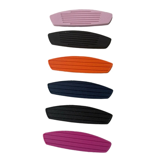 Six TaylorMade Spider Tour Red replacement inserts in assorted colours
