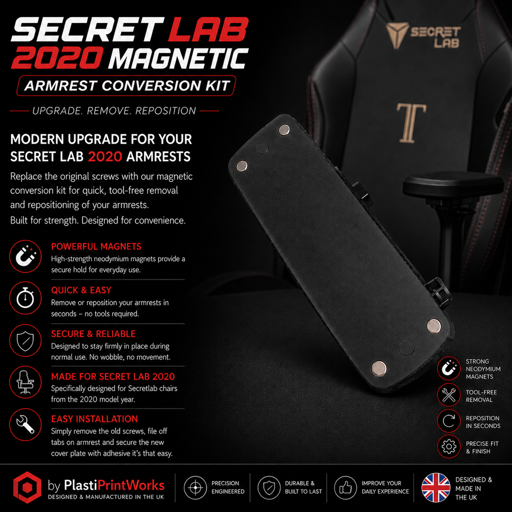 Secretlab 2020 armrest Modification to current Magnetic armrests