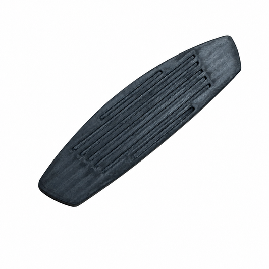 TaylorMade Spider X 5 mm black grooved replacement putter insert on white background
